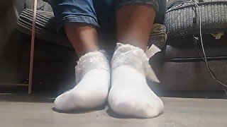 my pretty white socks