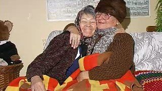 Two old lesbians lick each other's sweet pussies wit great enthusiasm