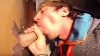 Twink takes the cum in his mouth at homemade GH again