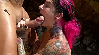 Good looking inked whore Joanna Angel is enjoying Nacho Vidal's cock