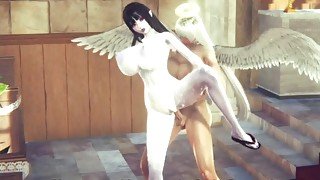 futa angel fucks vampire