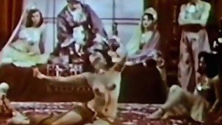 EXOTIC SLAVE GIRL DANCE - vintage harem striptease