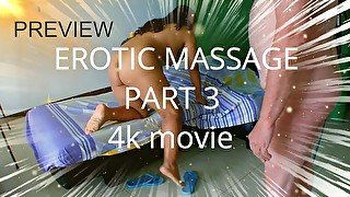 PREVIEW OF EROTIC MASSAGE PART 3 MOVIE 4K WITH CUMANDRIDE6 AND OLPR