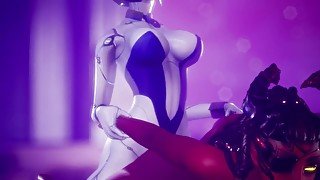 Lovely Robot Girl Fucks Her FUTA Cock Demoness Subverse