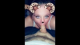 Sexy Snapchat blow job