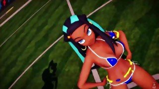 MMD Pokemon Sonia x Nessa Otsukimi Recital