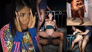 Sheila Ortega gets pounded in the street by two strangers