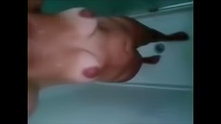 Milf taking a shower