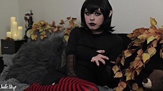 Vampire Mavis Loses her Virginity SURPRISE Creampie, Dirty talk & Roleplay