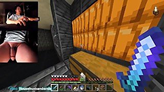 Playing Minecraft naked Ep.8 Raid farm chaos