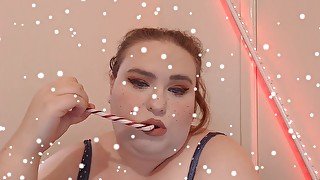 Teasing you with this candy cane