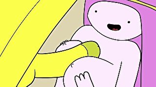 Princess Bubblegum Tit Fucked by Banana Guard