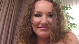 Holly Day is a chick with curly hair craving two boners