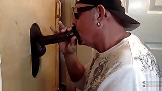 Black Dick Gloryhole Suck Off