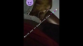 Nawf-$ide Head Sessions Snowbunny suckin on Nawf-$ide pipe 😈💦🍆🐰💪🏾