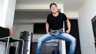 Gay masturbation solo BJ dildo