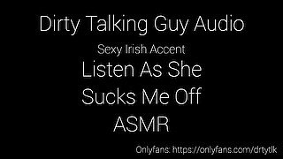 ASMR - Listen As She Sucks My Dick