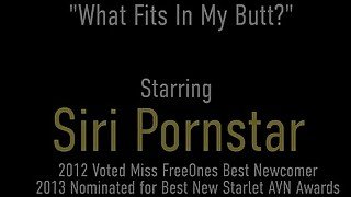 Creaming Curvy Chick Siri Pornstar Fills Fine Phat Fuckholes Until She Cums!