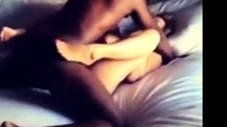 Girl fucked by black guy during sunrise