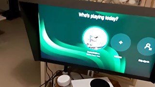 Xbox Series Sperm 🎮 DUDE GETS A NEW XBOX SO HAS TO WATCH PORN! 🦄 it gets naughty 😈 