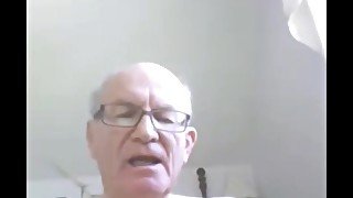 grandpa cum on webcam 14