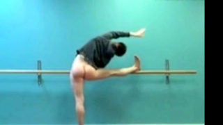 Male ballet practice (without tights!)