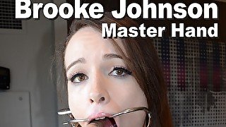 Brooke Johnson & Master Hand Stripped Bondage