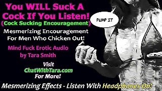 Audio only - Cock sucking encouragement mind fuck for men mesmerizing erotic audio