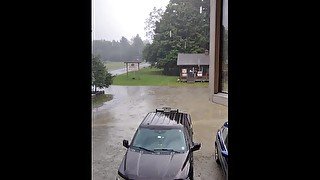 Raining here in Vermont