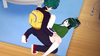 Deku Midoria has sex with Inko : My Hero Academia