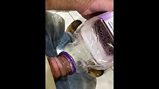 Pissing in grape juice