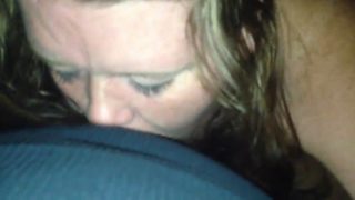 Bbw sucking black cock and swallow