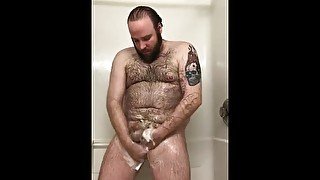 Bear in the Shower