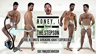 Honey, I shrunk the stepson - the ultimate unaware of giant experience