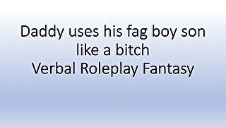 Daddy and his step son play. Fantasy Roleplay Verbal Dirty talk