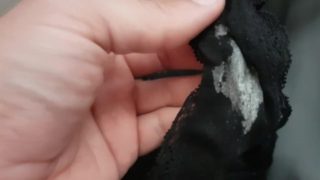 Cum in dirty panties from step sister laundry