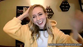 Marissa Sweet Full Cam Show Recording Blonde Chatting And Showing Feet