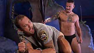 Cops In Cuffs featuring Max Cameron, Kirk Cummings - FistingCentral