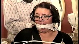 25-year-old woman chair tied