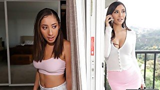 Gianna Dior and Kira Perez are getting fucked by a BBC