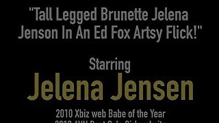 Tall Legged Brunette Jelena Jenson In An Ed Fox Artsy Flick!