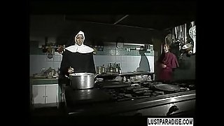 A nun having great sex