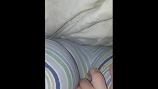 Moaning For Daddy, Jerking Off, Rimming, and Fingering His Ass While Clothed