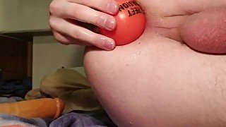 Twink slut wrecks his loose gaping hole