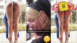 She sucks her boysfriend in public on a plane on snapchat !