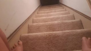 Pissing downstairs part 2