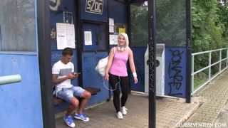 Teen picked up at railway station and fucked hard