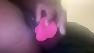 Ebony Babe Creams Dildo