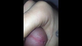 Masturbating Pierced Dick POV