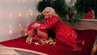 Banana Splosh Squeeze Video Heels And Food Crush Fetish